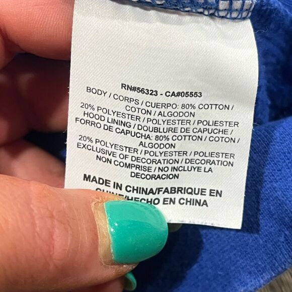 Nike Womens Sweatshirt Hoodie Wildcats University of Kentucky Blue Size S - Picture 4 of 12